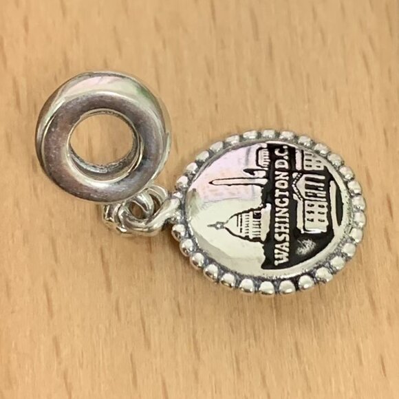 Pandora Exclusive WASHINGTOND.C. Charm, S925 Silver Bracelets - Picture 3 of 4